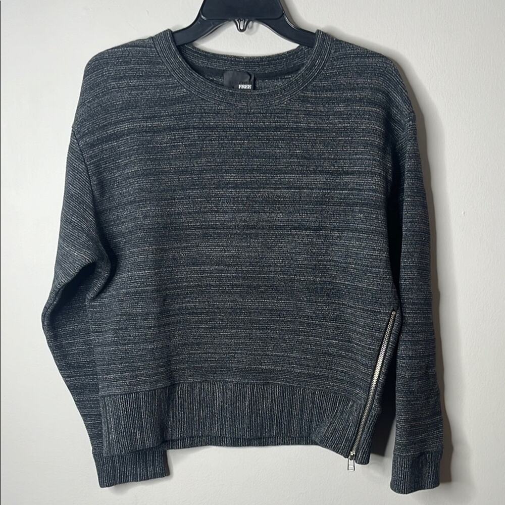 Wilfred Free Crop Zip Side Sweater Medium
